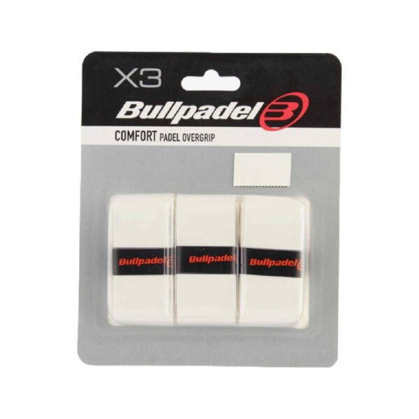 Bullpadel Comfort 3 Pak Overgrip Hvid2