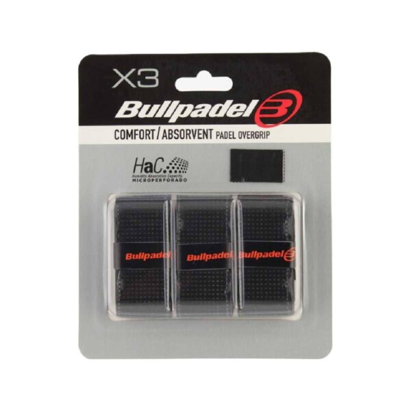 Bullpadel Comfort Absorvent 3 Pak Overgrip Sort2