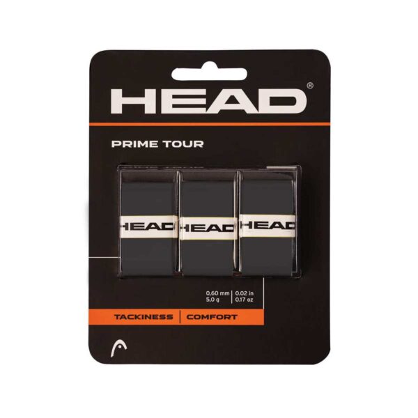 HEAD Prime Tour 3-pak Sort Overgrip