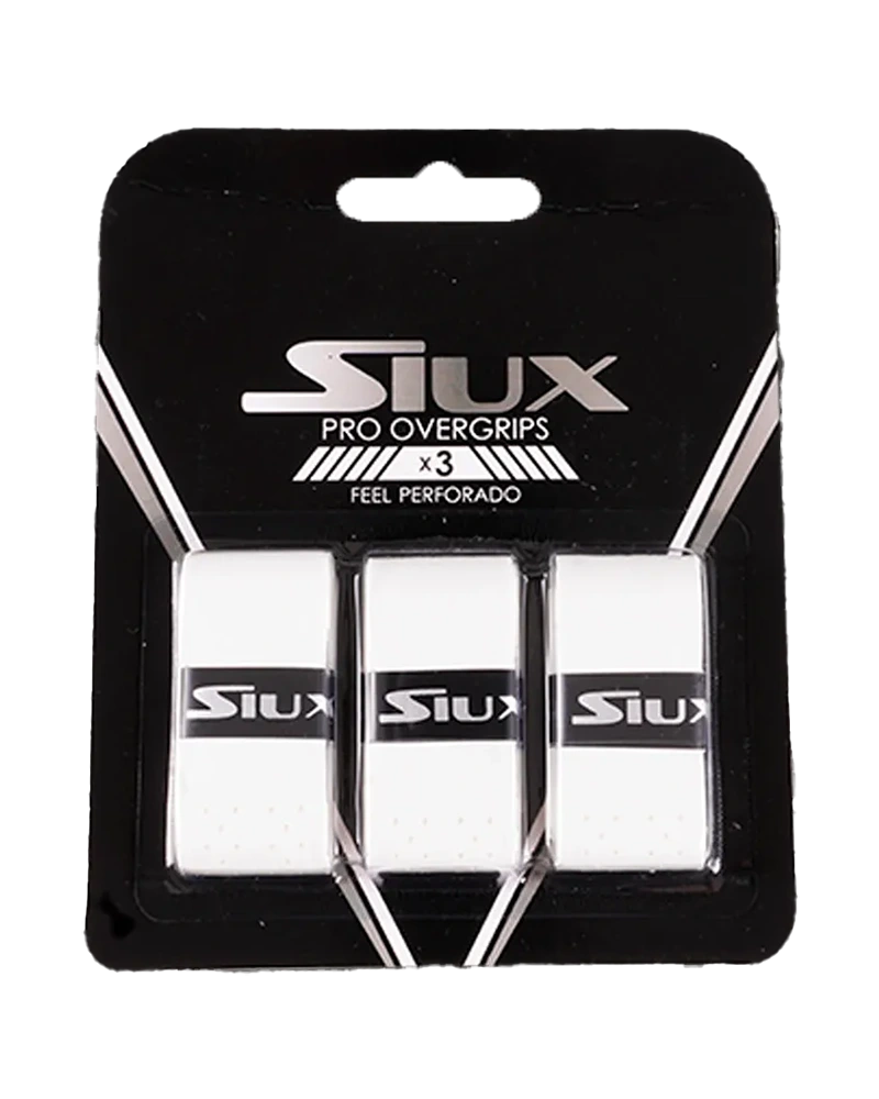 Siux Overgrip Pro Perforeret Hvid 3 stk.