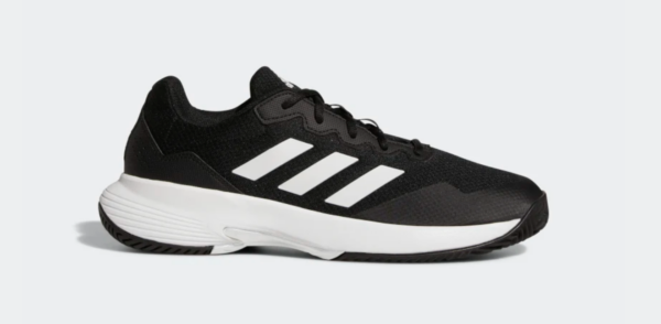 Adidas Gamecourt 2 Mens Sko (Sort/Hvid) - 40 2/3