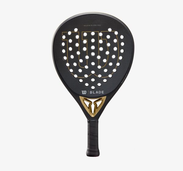 Wilson Blade Pro V2 Padelbat (Black/Gold)